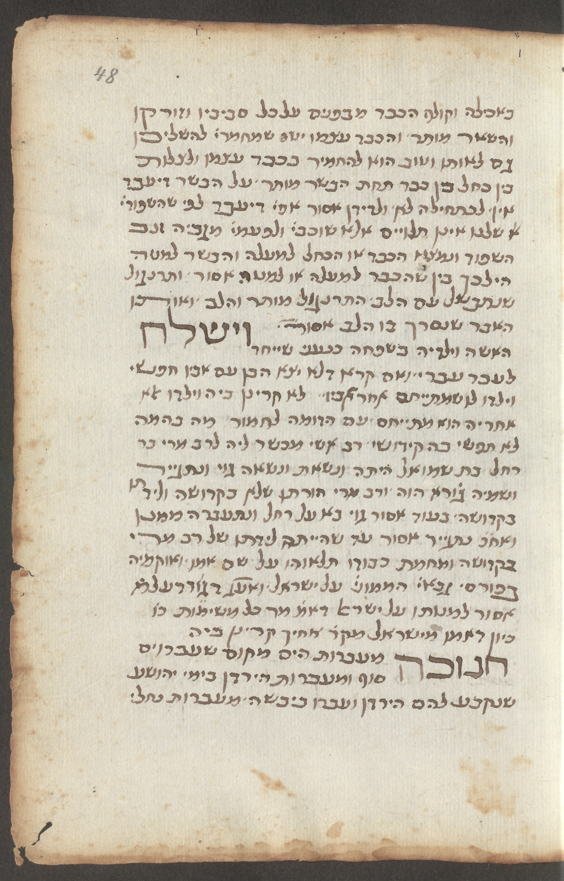 Image of item, e.g. a manuscript page