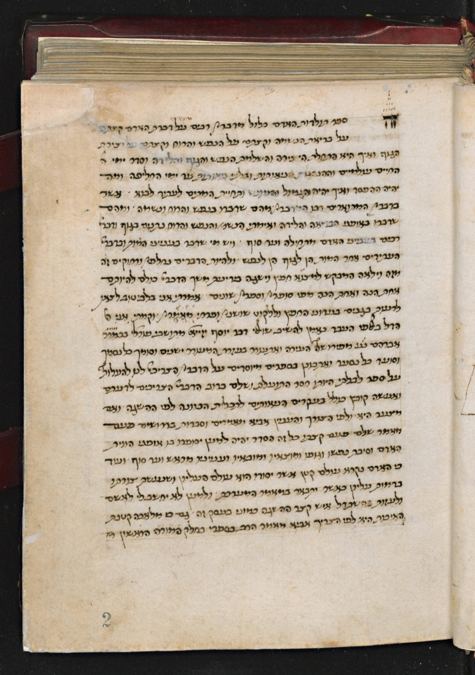Image of item, e.g. a manuscript page
