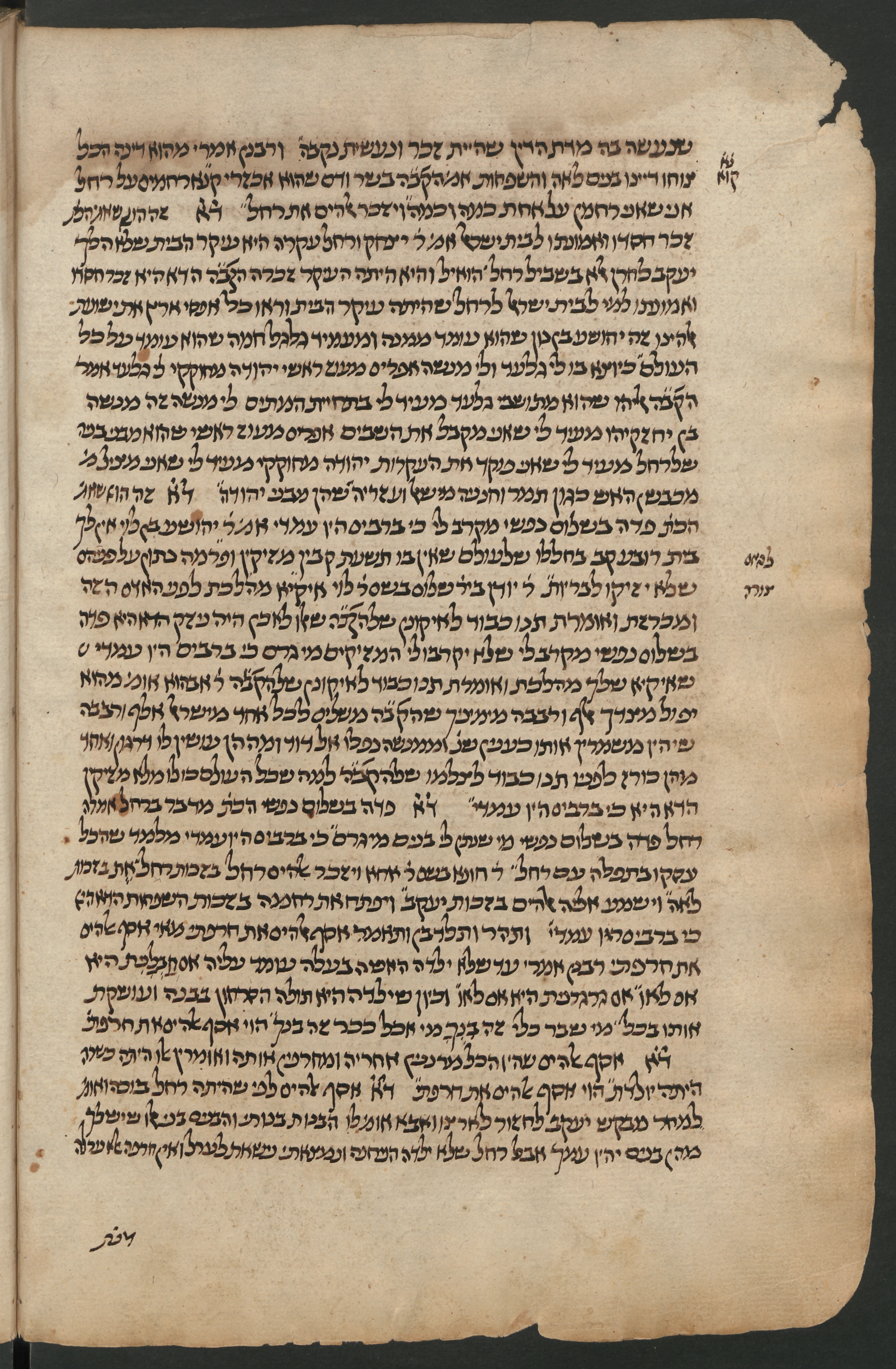 Image of item, e.g. a manuscript page
