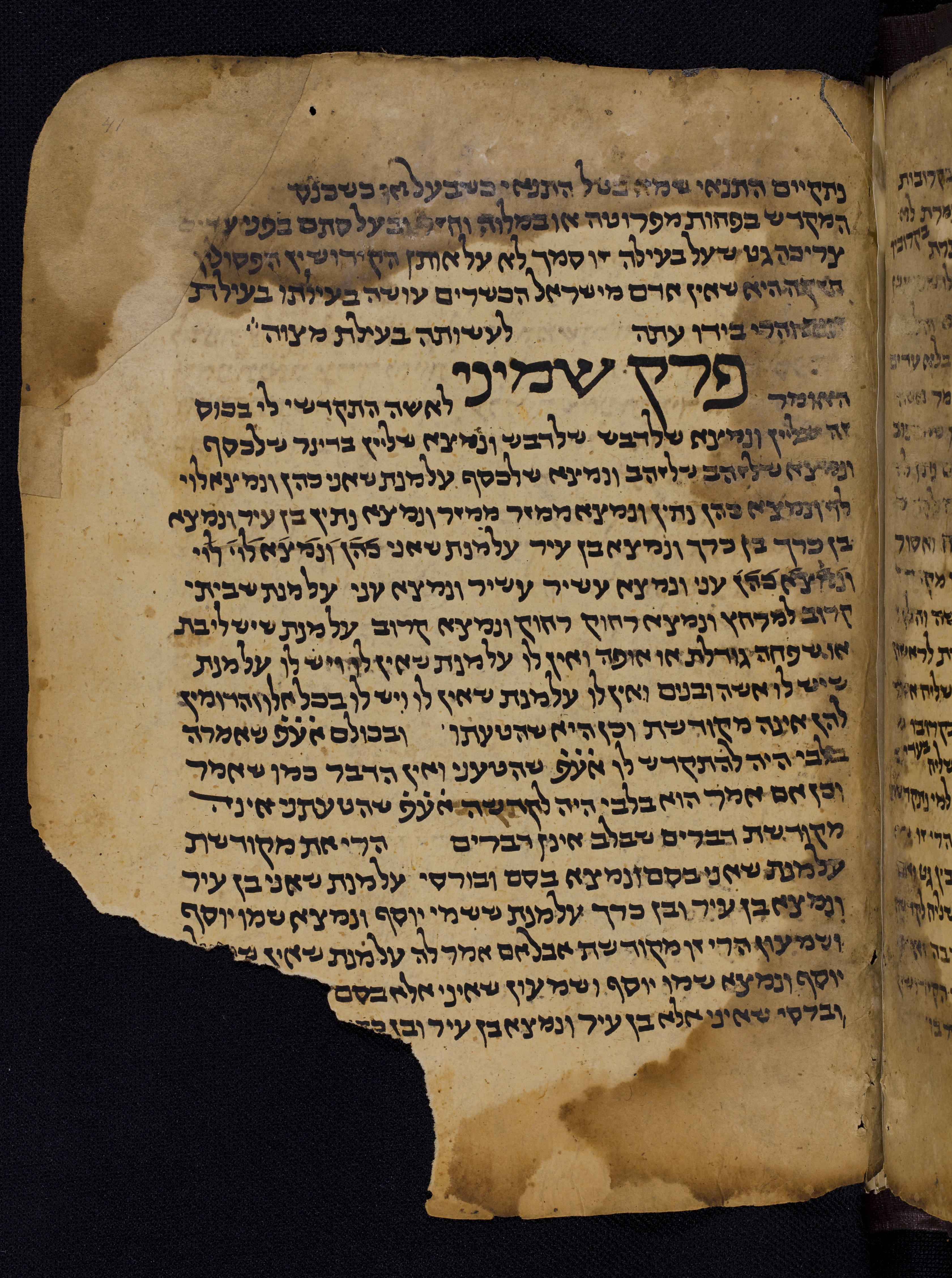 Image of item, e.g. a manuscript page