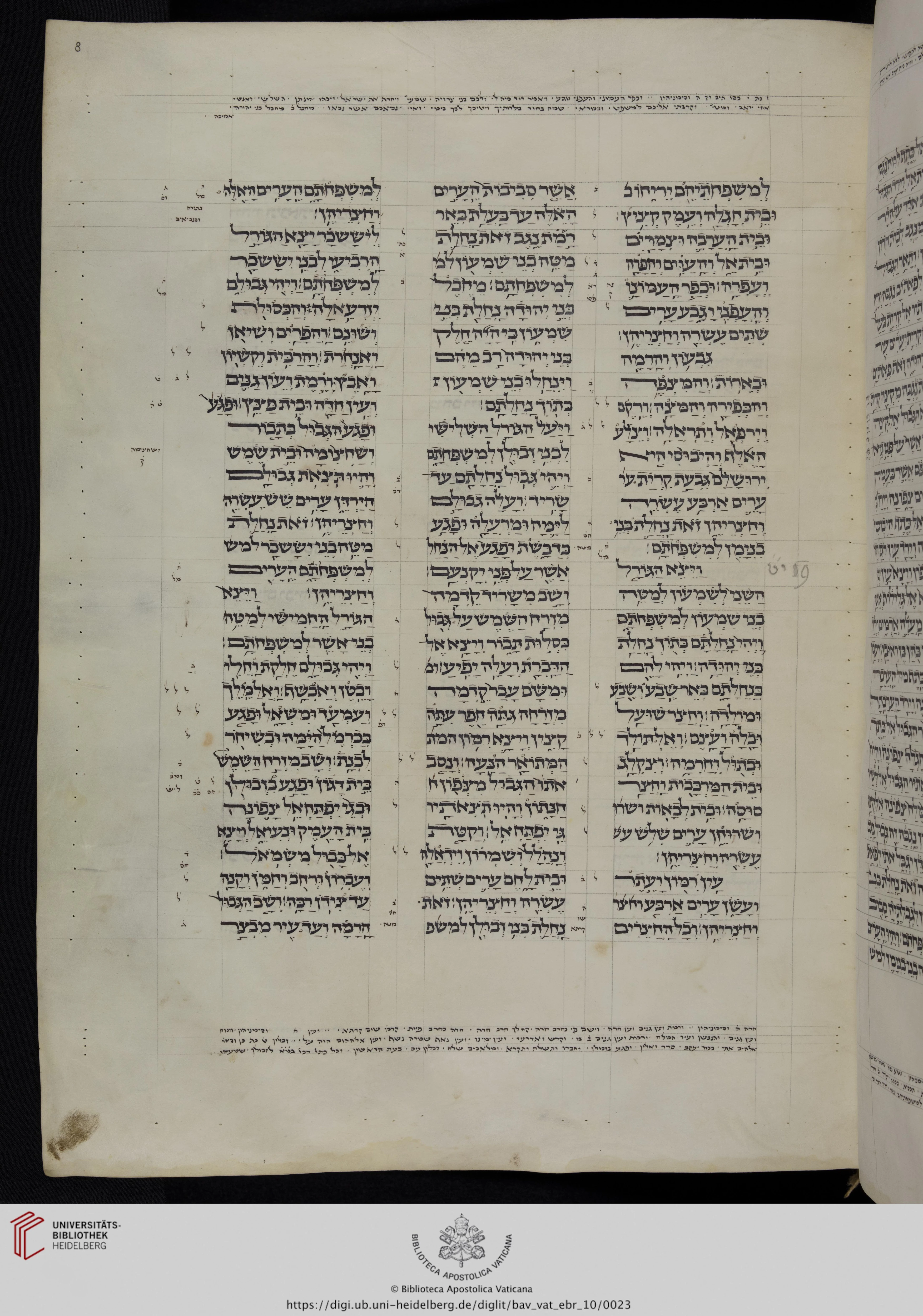 Image of item, e.g. a manuscript page
