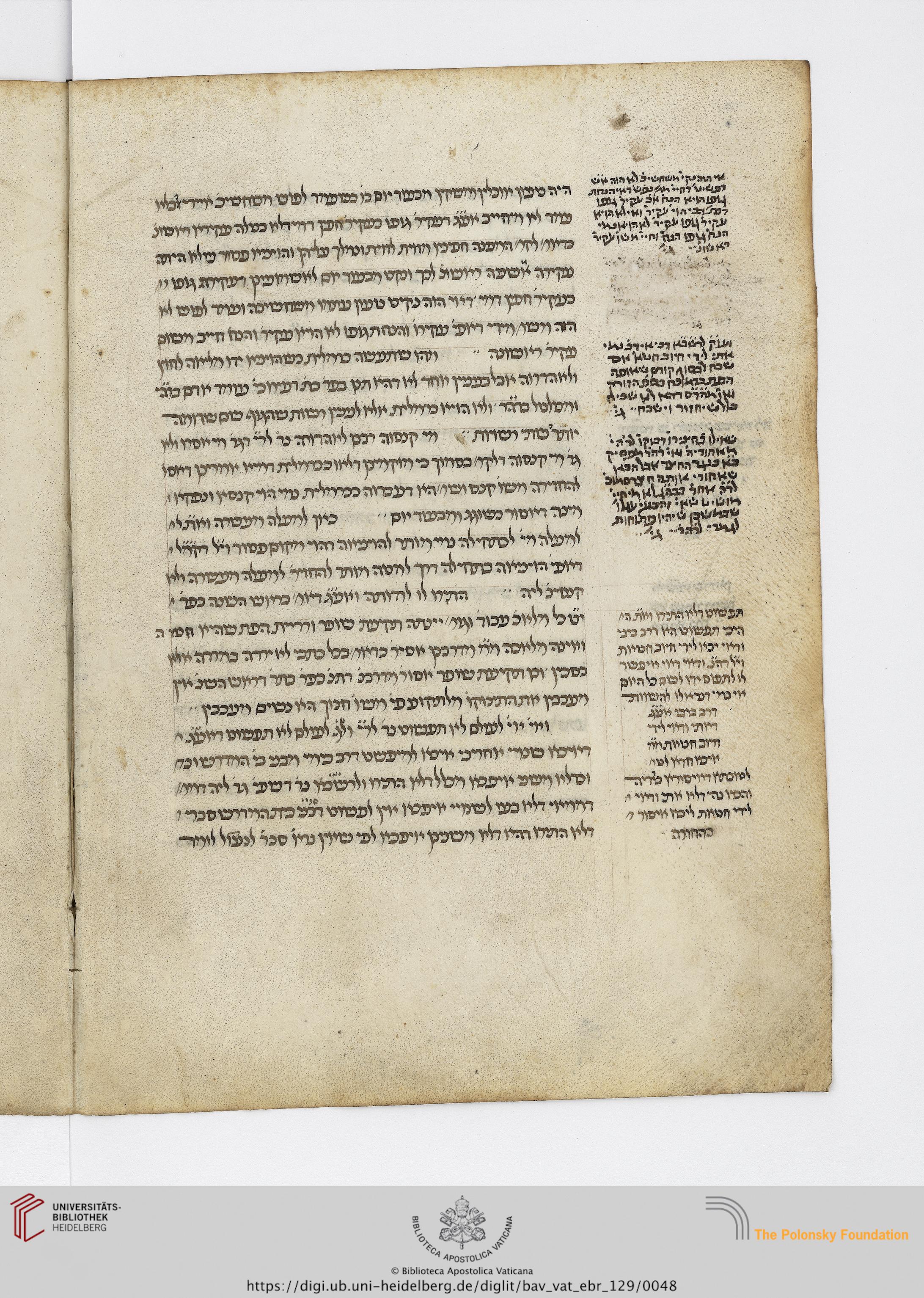Image of item, e.g. a manuscript page