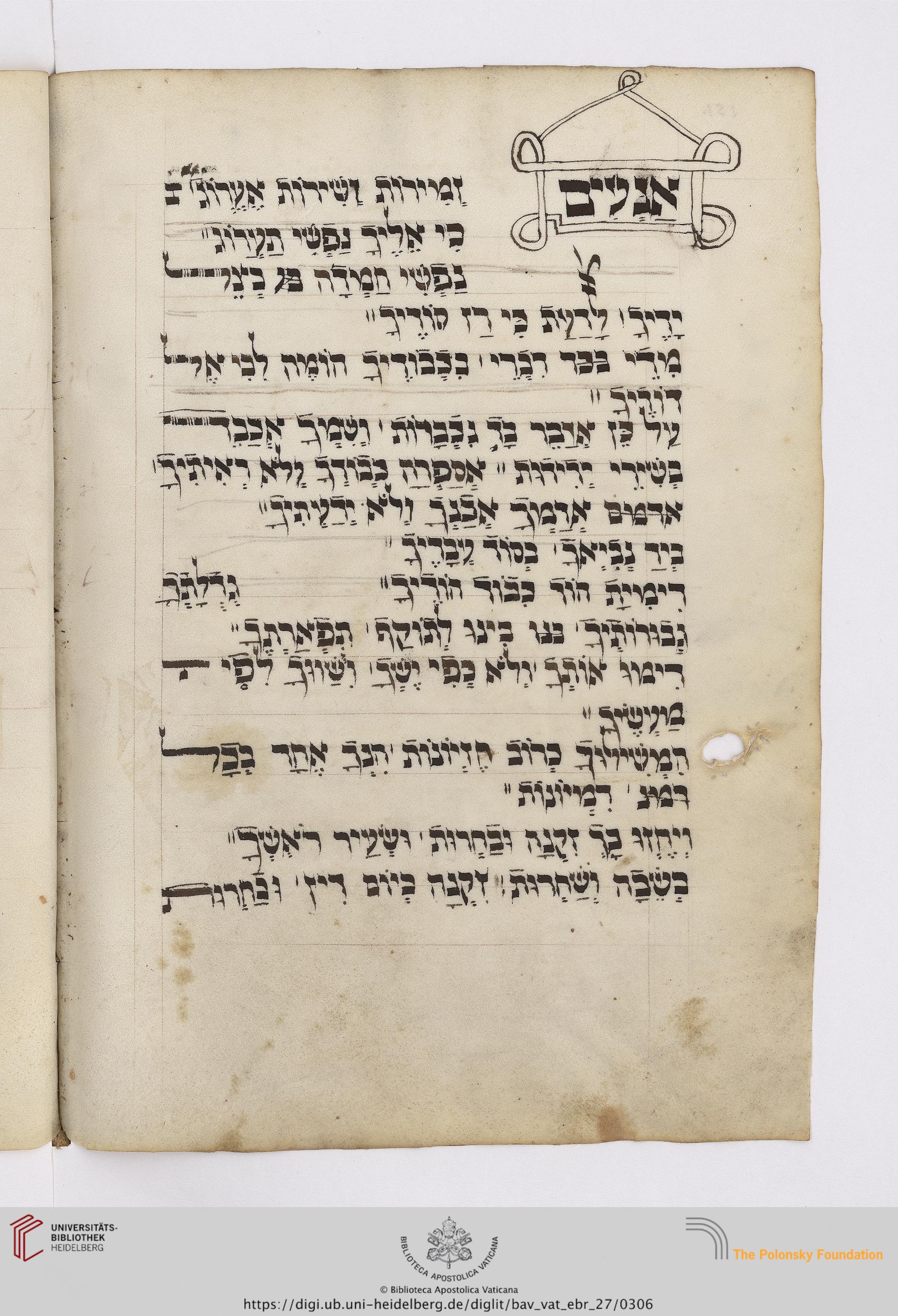 Image of item, e.g. a manuscript page