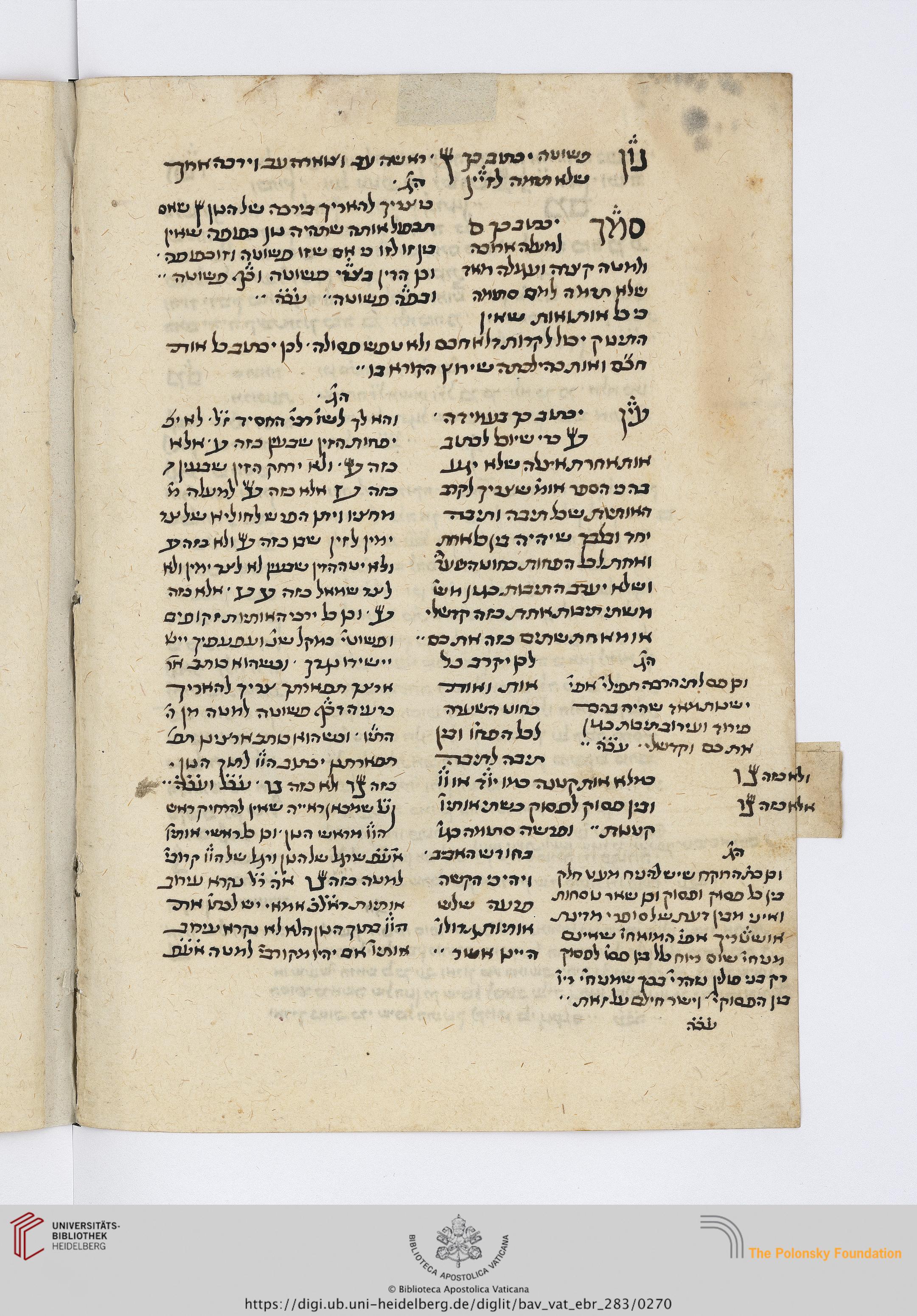 Image of item, e.g. a manuscript page